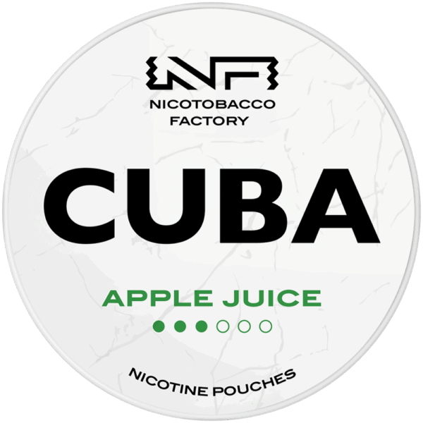 Cuba White Apple Juice nicotine pouches snus