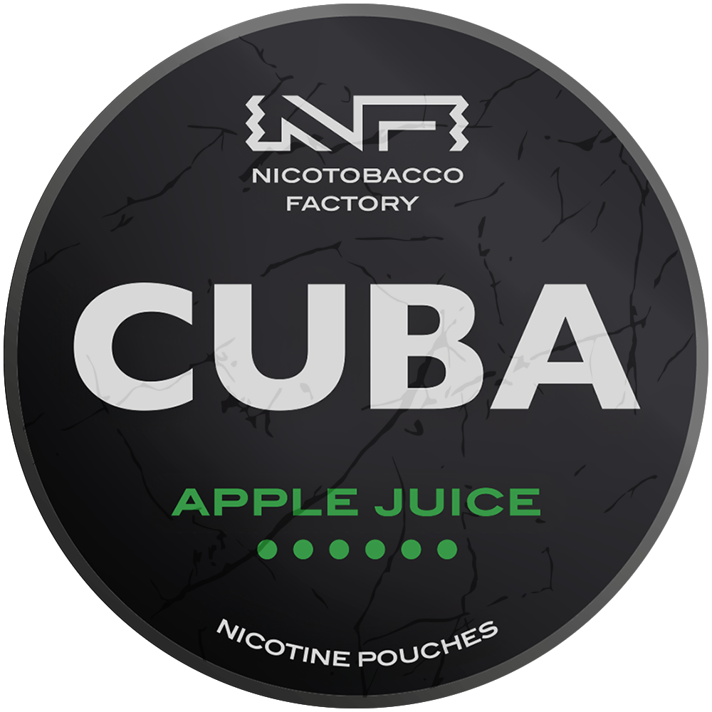 Cuba Black Apple Juice nicotine pouches snus