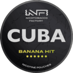 Cuba Black Banana Hit nicotine pouches snus