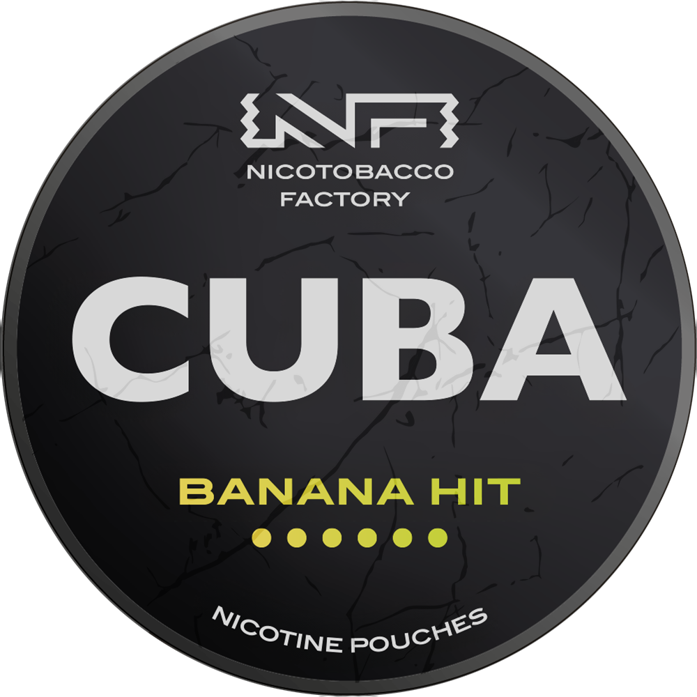 Cuba Black Banana Hit nicotine pouches snus
