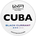 Cuba White Black Currant nicotine pouches snus
