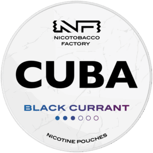 Cuba White Black Currant nicotine pouches snus