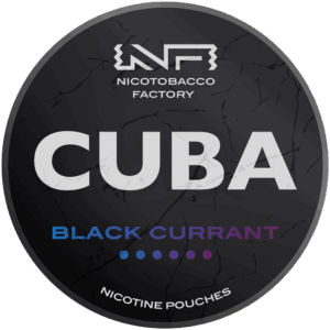 Cuba Black Black Currant nicotine pouches snus