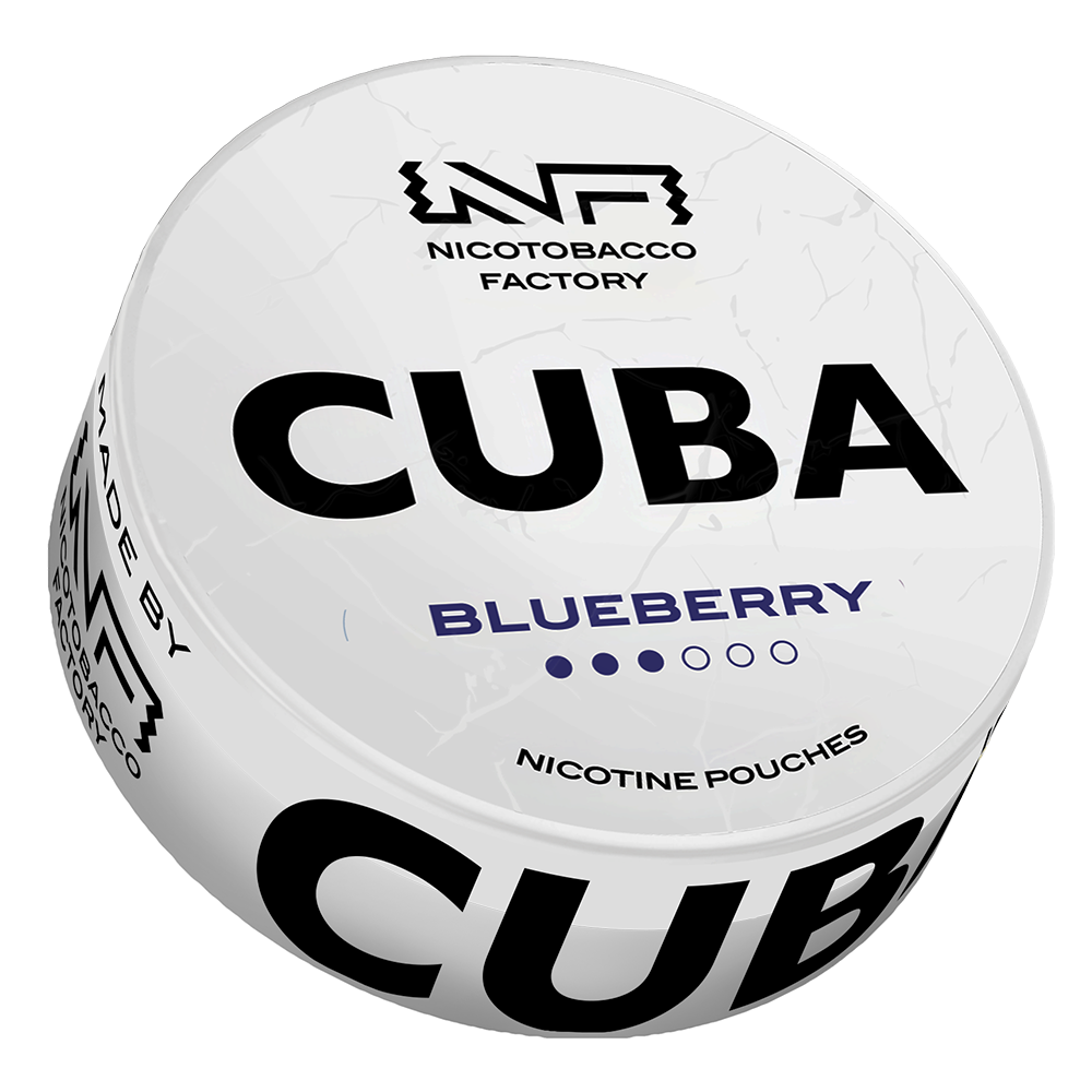 Cuba White Blueberry nicotine pouches