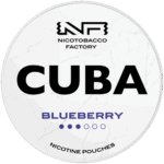 Cuba White Blueberry nicotine pouches snus