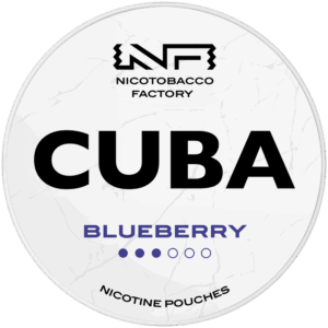 Cuba White Blueberry nicotine pouches snus