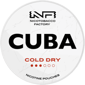 Cuba White Cold Dry nicotine pouches snus