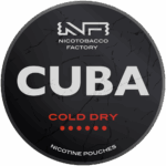 Cuba Black Cold Dry nicotine pouches snus