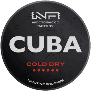 Cuba Black Cold Dry nicotine pouches snus
