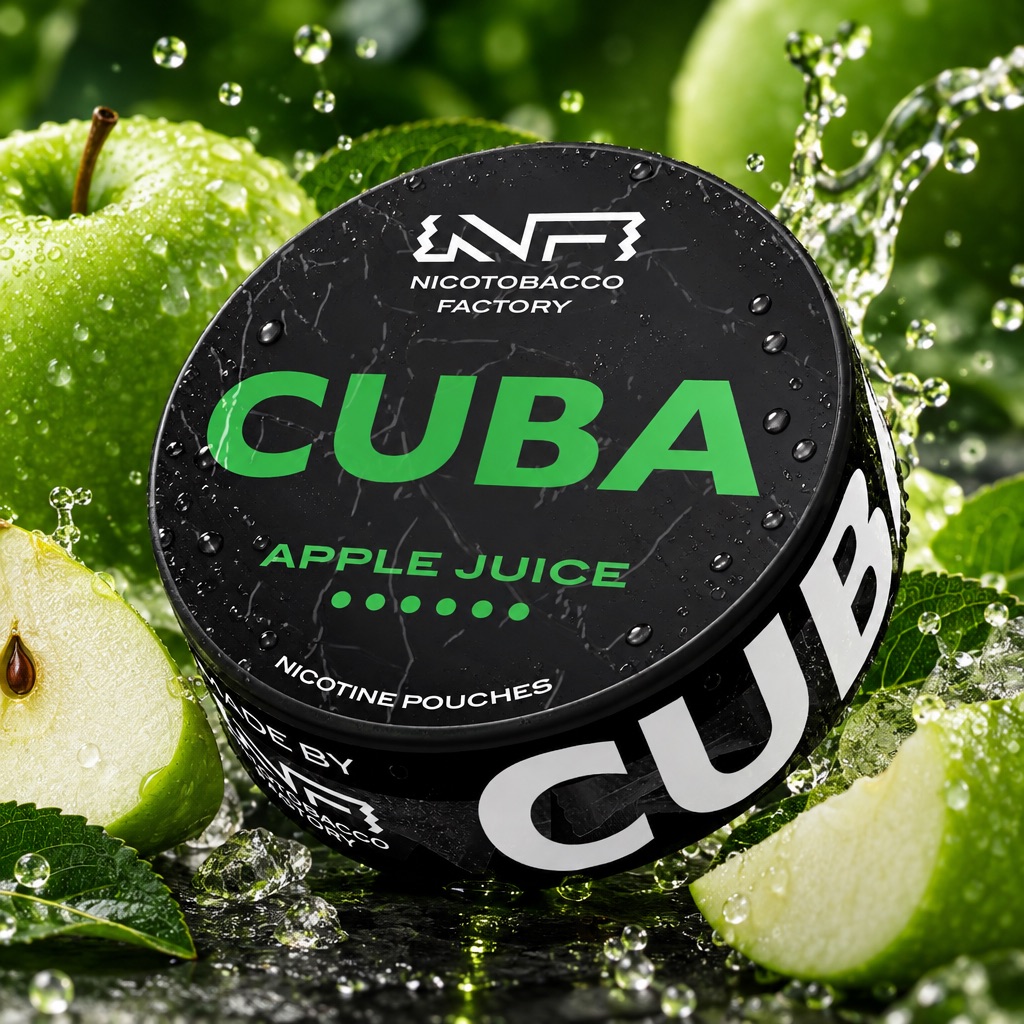 Cuba Black Apple Juice nicotine pouches snus