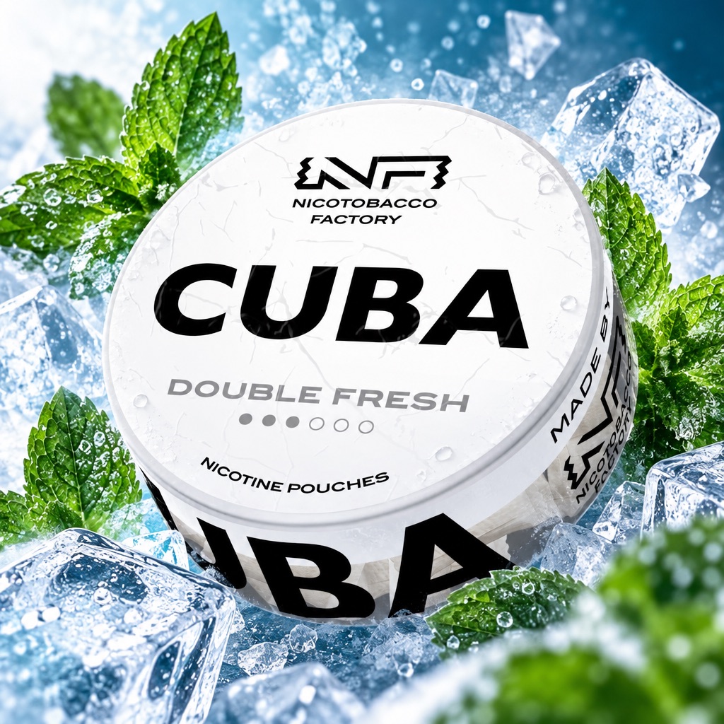 Cuba White Double Fresh nicotine pouches snus