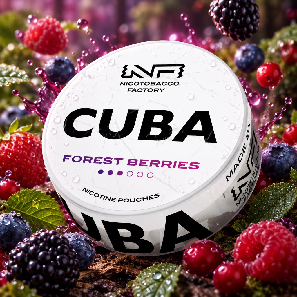 Cuba White Forest Berries nicotine pouches snus