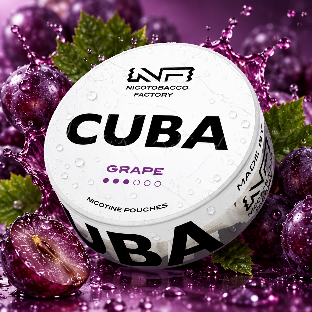 Cuba White Grape nicotine pouches snus