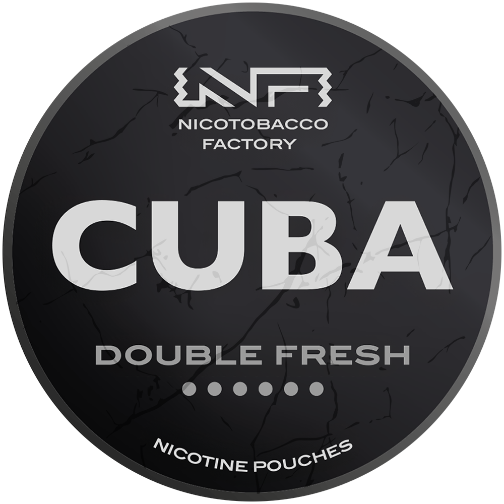 Cuba Black Double Fresh nicotine pouches snus