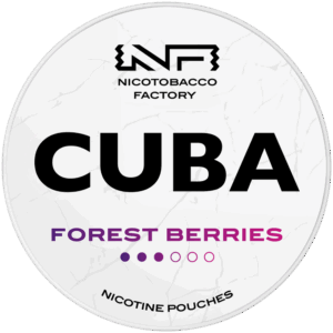 Cuba White Forest Berries nicotine pouches snus