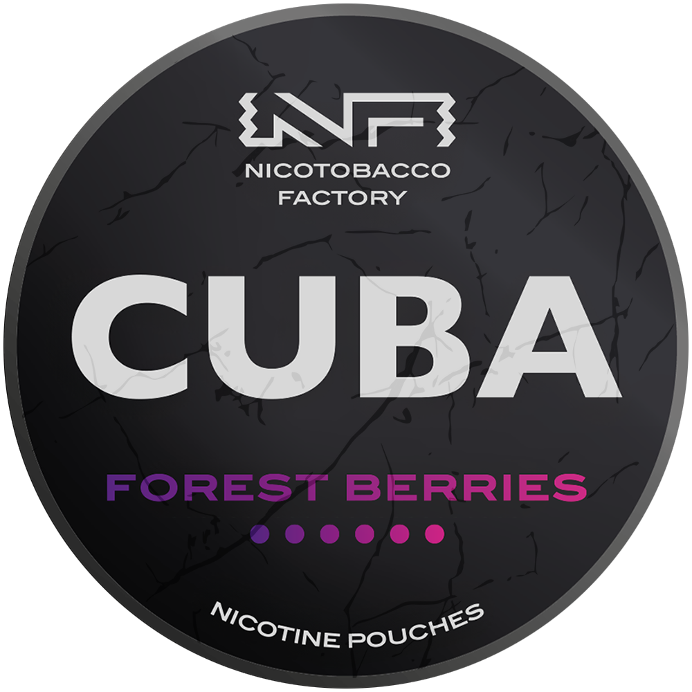 Cuba Black Forest Berries nicotine pouches snus