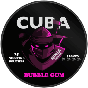 Cuba Ninja Bubble Gum nicotine pouches snus