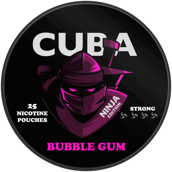 Cuba Ninja Bubble Gum nicotine pouches snus