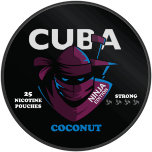 Cuba Ninja Coconut nicotine pouches snus