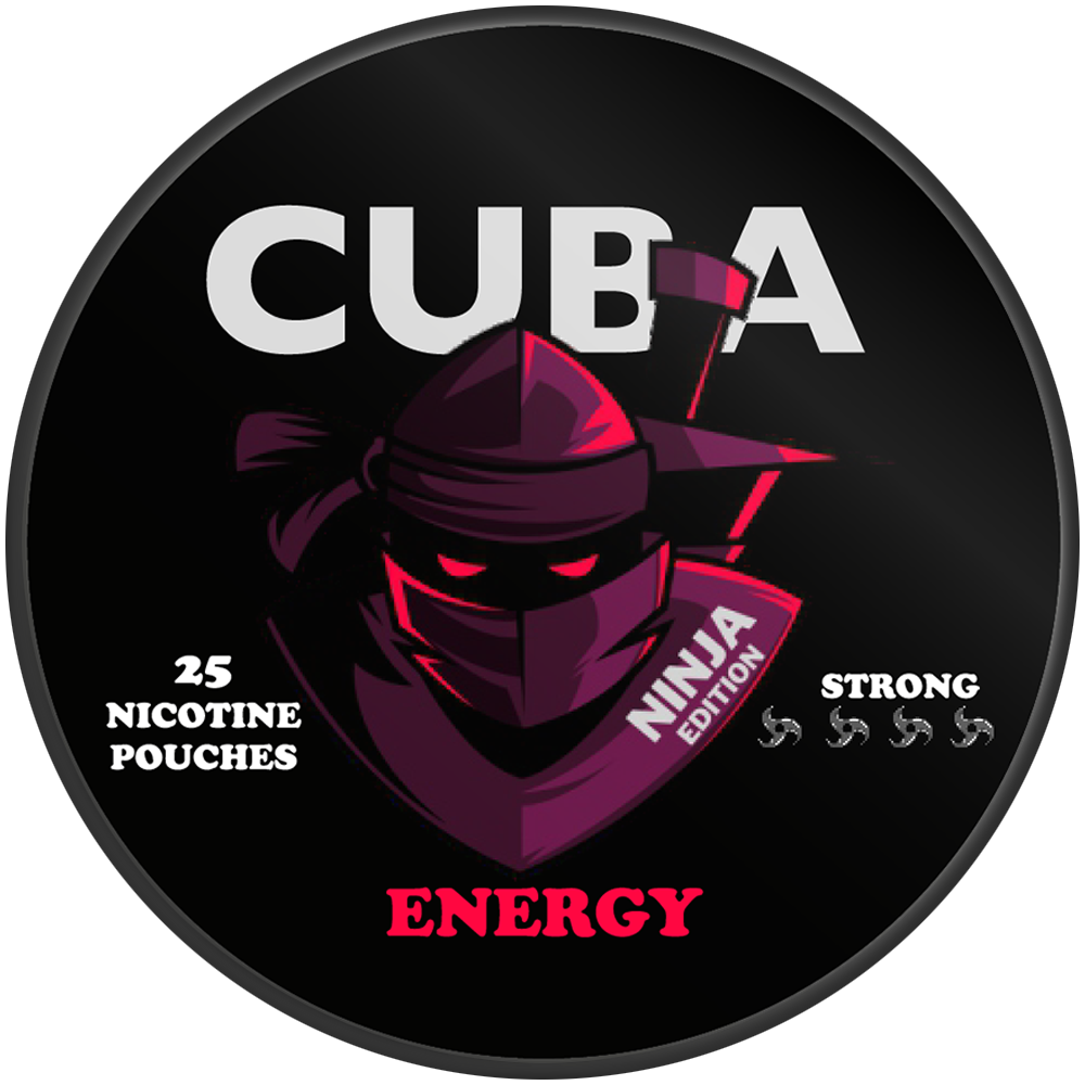 Cuba Ninja Energy nicotine pouches snus