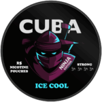 Cuba Ninja Ice Cool nicotine pouches snus