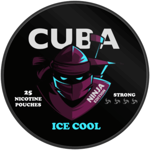 Cuba Ninja Ice Cool nicotine pouches snus
