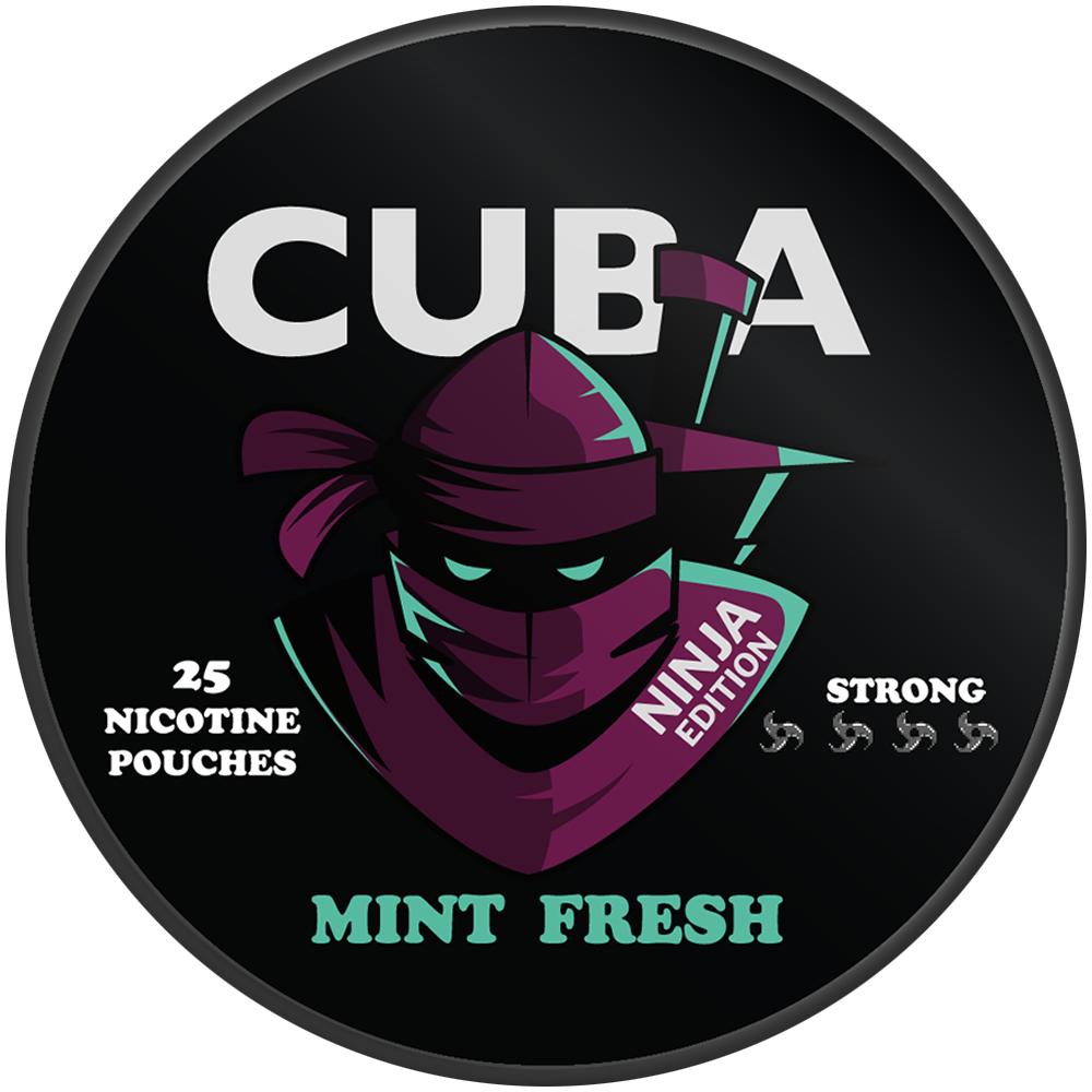 Cuba Ninja Mint Fresh nicotine pouches snus