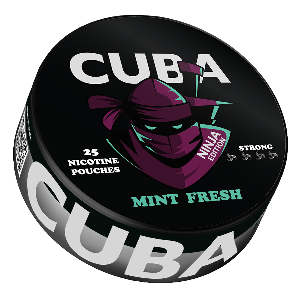 Cuba Ninja Mint Fresh nicotine pouches snus