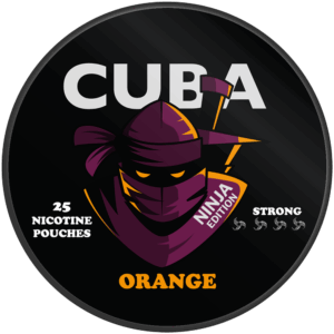 Cuba Ninja Orange nicotine pouches snus