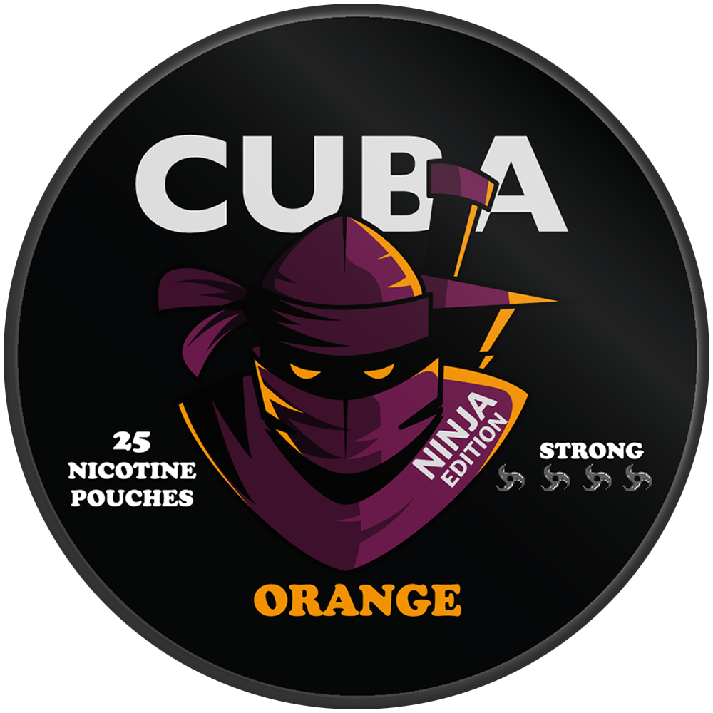 Cuba Ninja Orange nicotine pouches snus