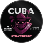 Cuba Ninja Strawberry nicotine pouches snus