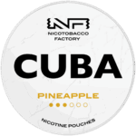 Cuba White Pineapple nicotine pouches snus