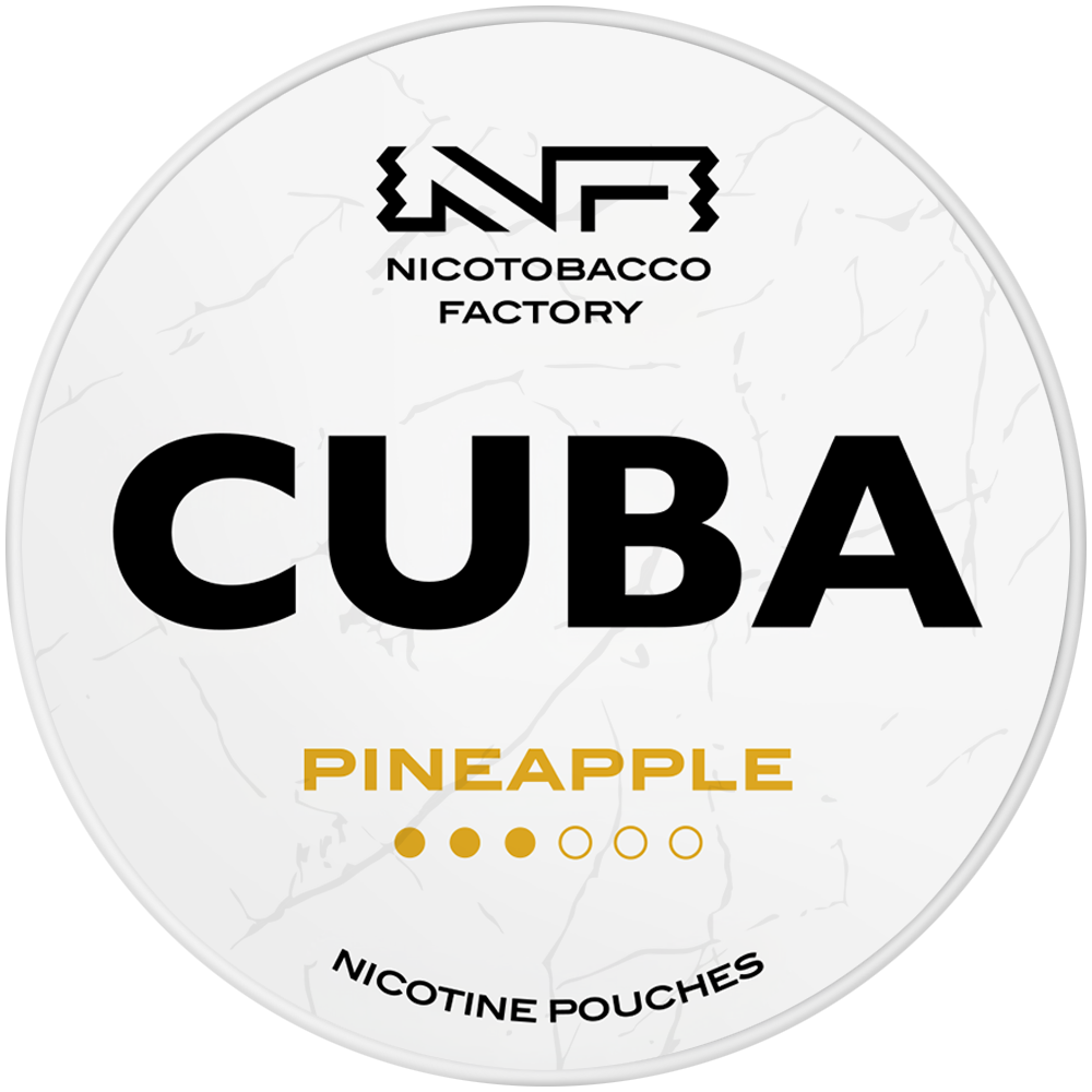 Cuba White Pineapple nicotine pouches snus