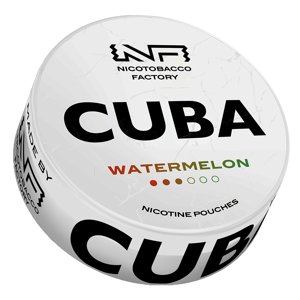 Cuba White Watermelon nicotine pouches snus