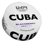 Cuba White Blackberry nicotine pouches snus