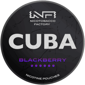 Cuba Black Blackberry nicotine pouches snus