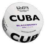 Cuba White Low Blackberry nicotine pouches snus