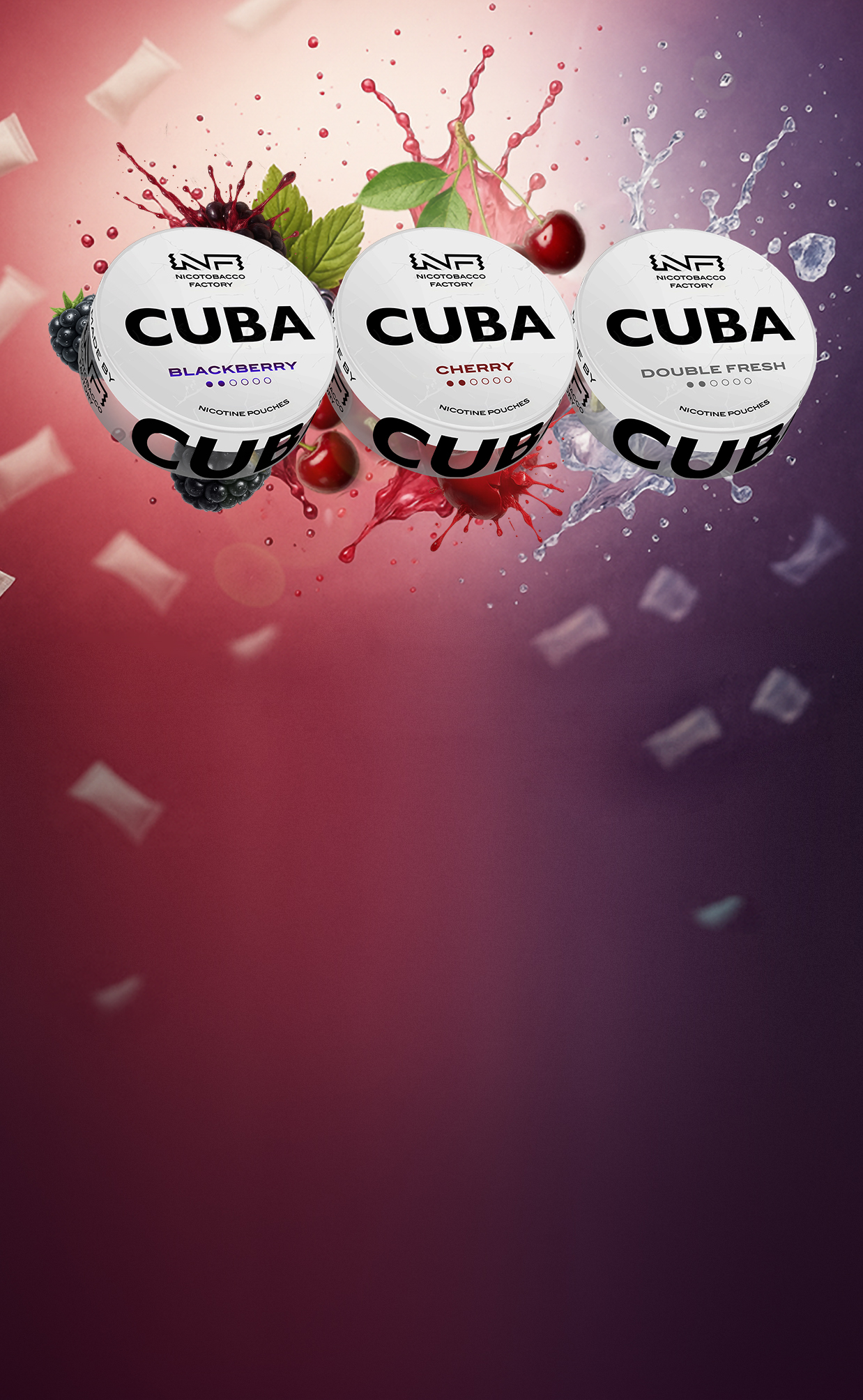 Cuba White Low nicotine pouches