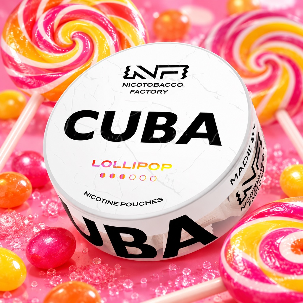 Cuba White Lollipop nicotine pouches