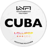 Cuba White Lollipop nicotine pouches snus