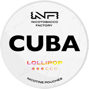 Cuba White Lollipop nicotine pouches snus
