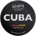Cuba Black Lollipop nicotine pouches snus