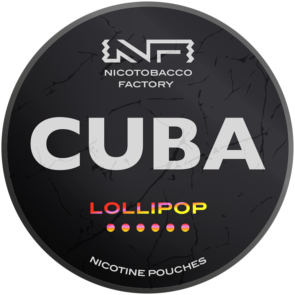 Cuba Black Lollipop nicotine pouches snus