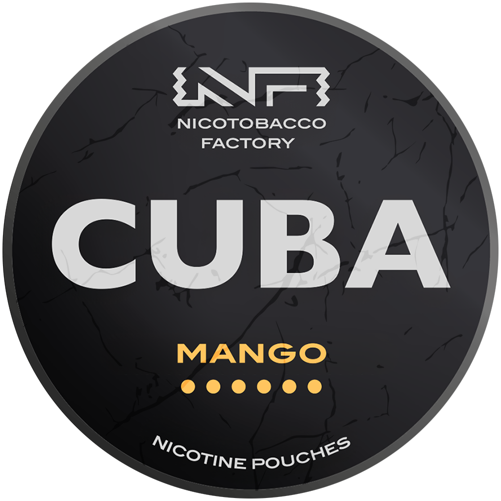 Cuba Black Mango nicotine pouches snus