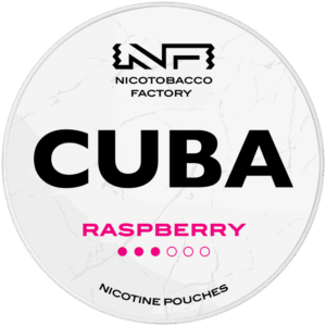 Cuba White Raspberry nicotine pouches snus
