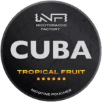 Cuba Black Tropical Fruit nicotine pouches snus
