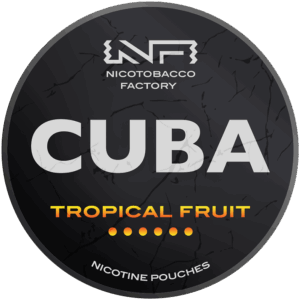 Cuba Black Tropical Fruit nicotine pouches snus