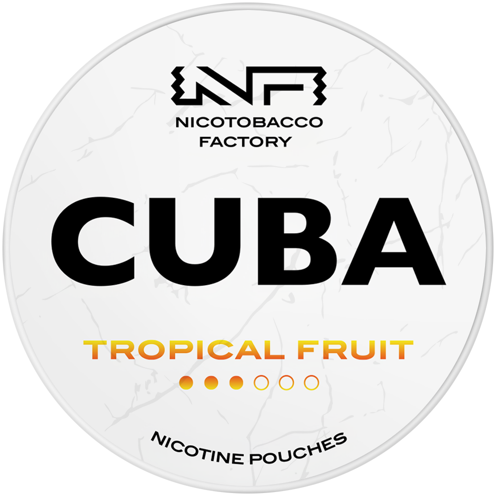 Cuba White Tropical Fruit nicotine pouches