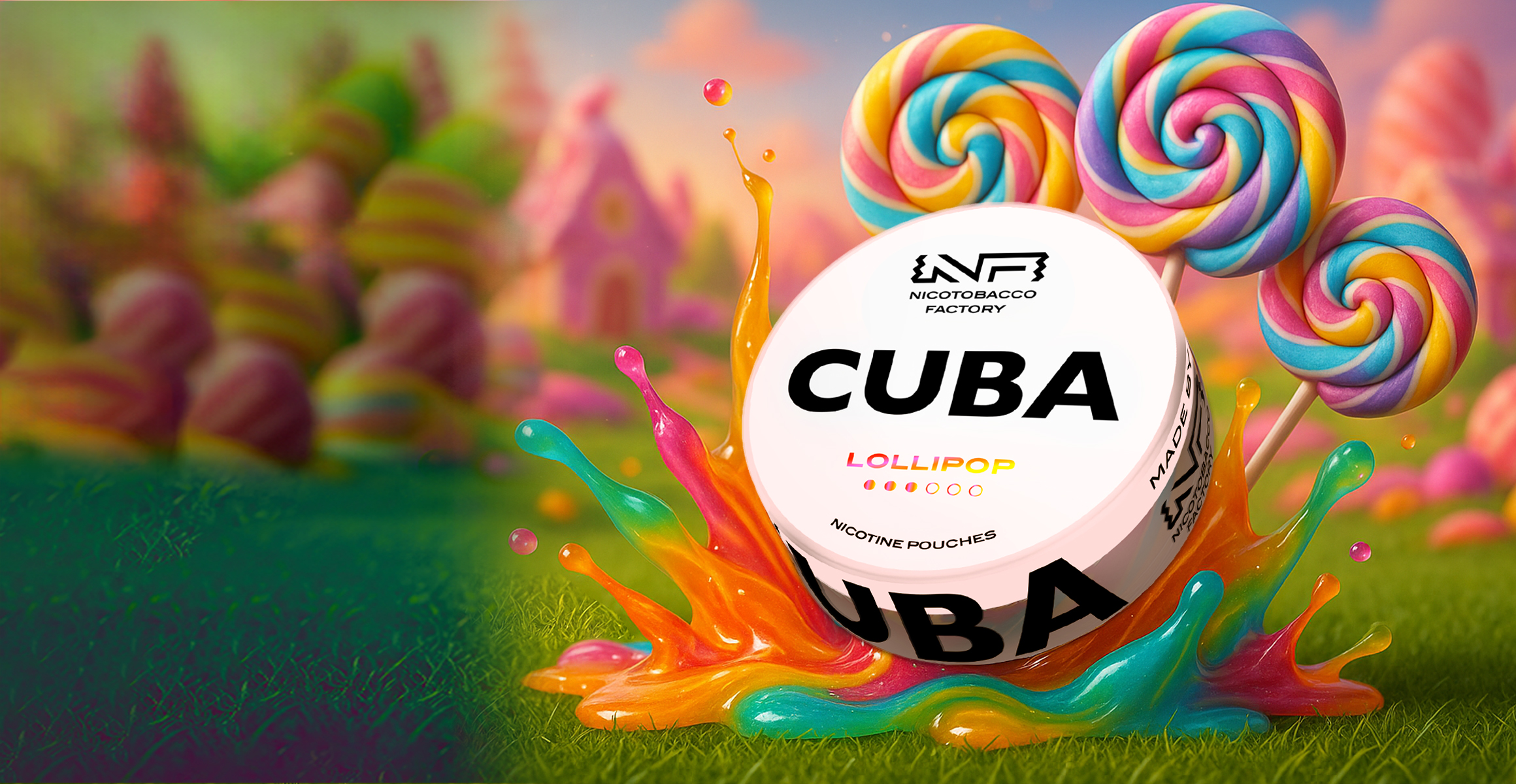 Cuba White Lollipop nicotine pouches