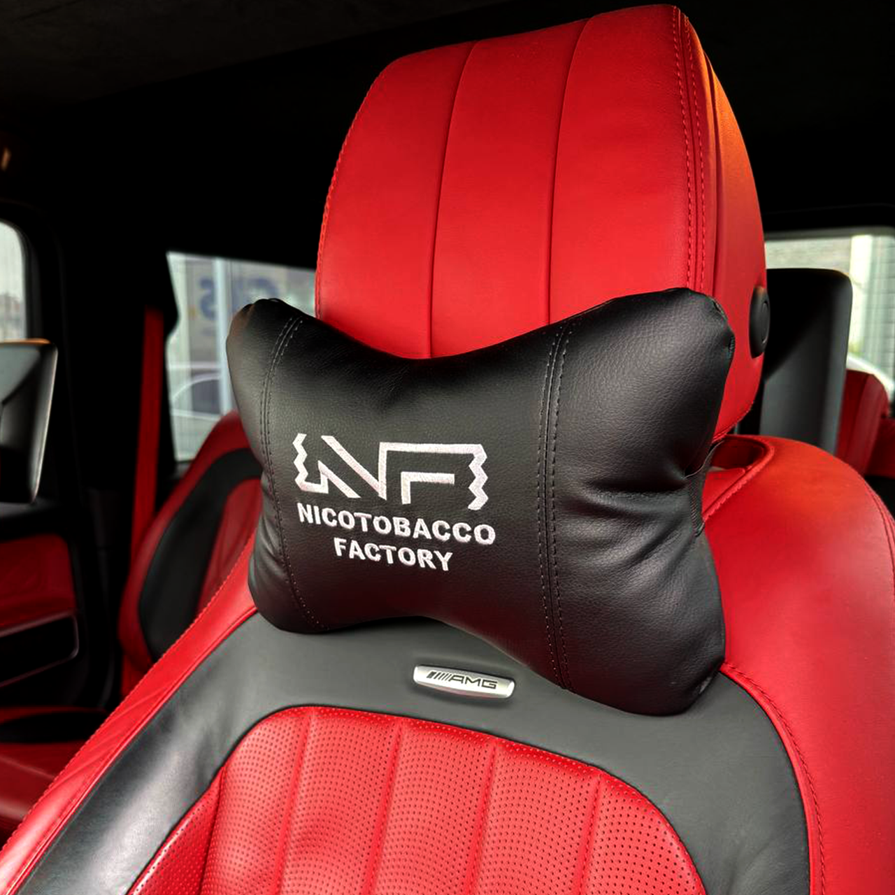 Nicotobacco Headrest Branded Pillow